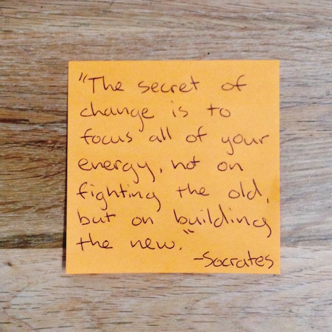 the secret of change