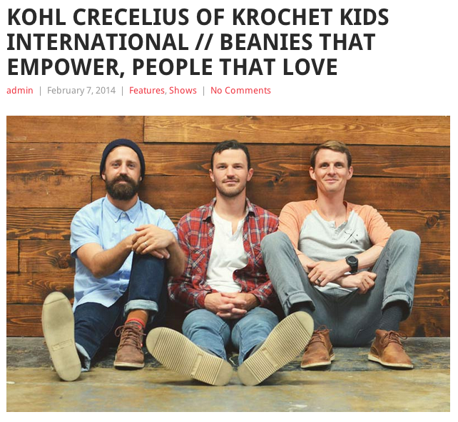 Outliers Podcast Krochet Kids intl.